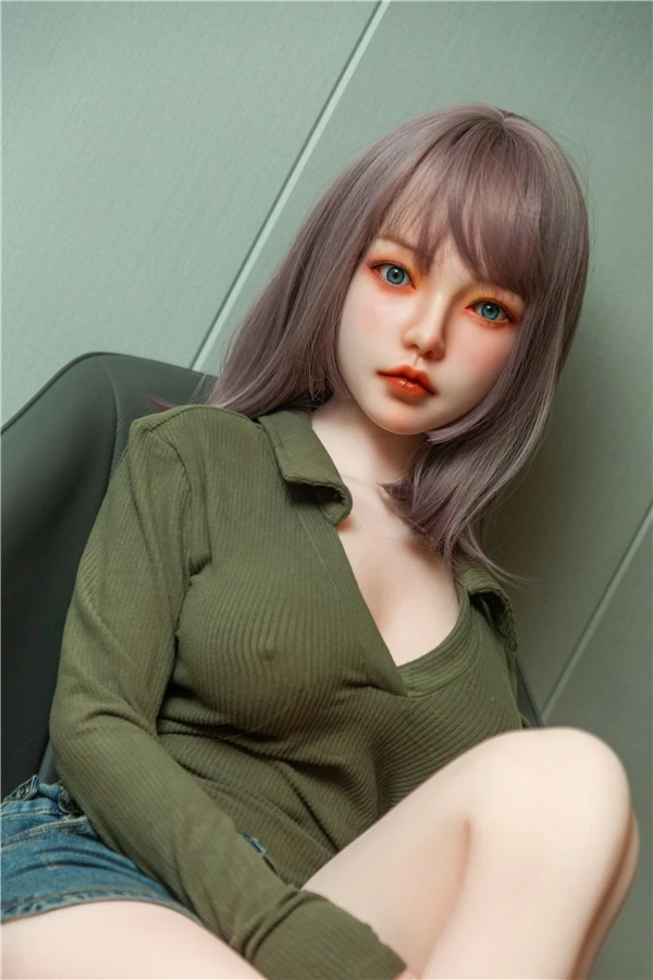 Qita Doll - Virginia Superrealistische neue Sexpuppe mit prallem Silikonkopf, 150 cm