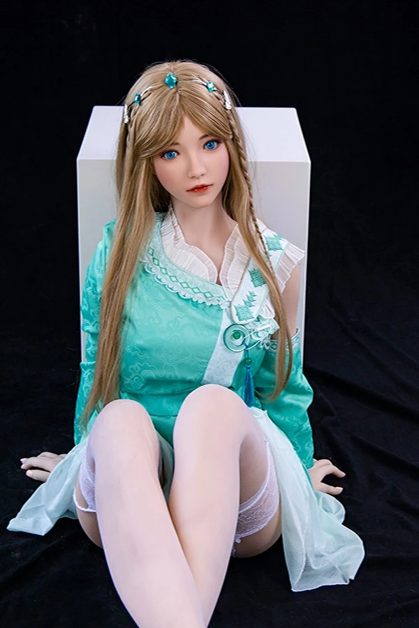 DIMU DOLL Georgina 158 cm Sexpuppe mit Silikonkopf und TPE-Körper