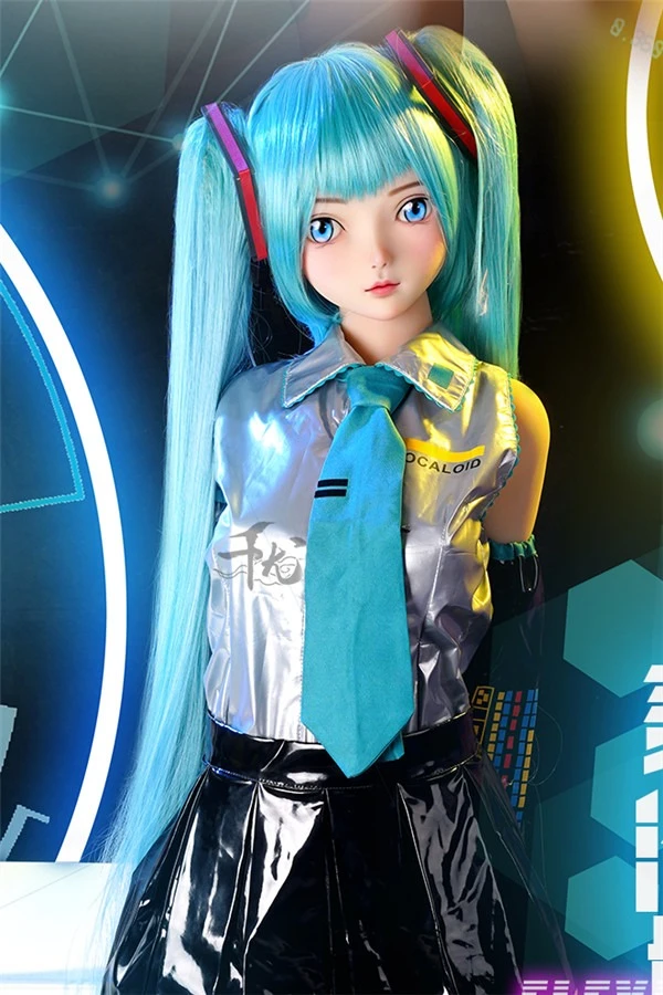 Atemberaubend kurvige 165 cm große Anime-Figur von Hatsune Miku