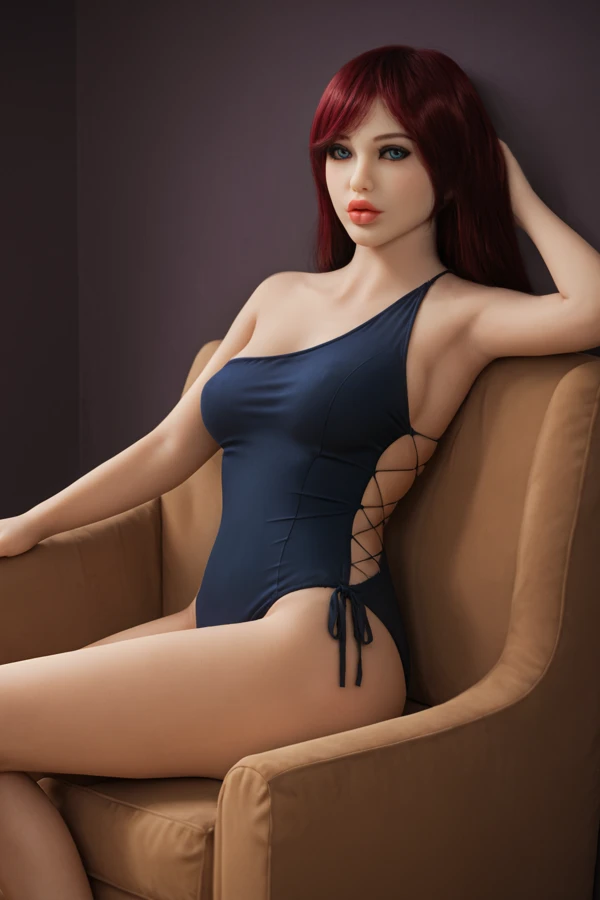 Aibei Doll Review: Entdecken Sie den Realismus und die Anziehungskraft der sexy Rothaarigen Katie 148 cm mit einem kostenlosen zweiten Kopf