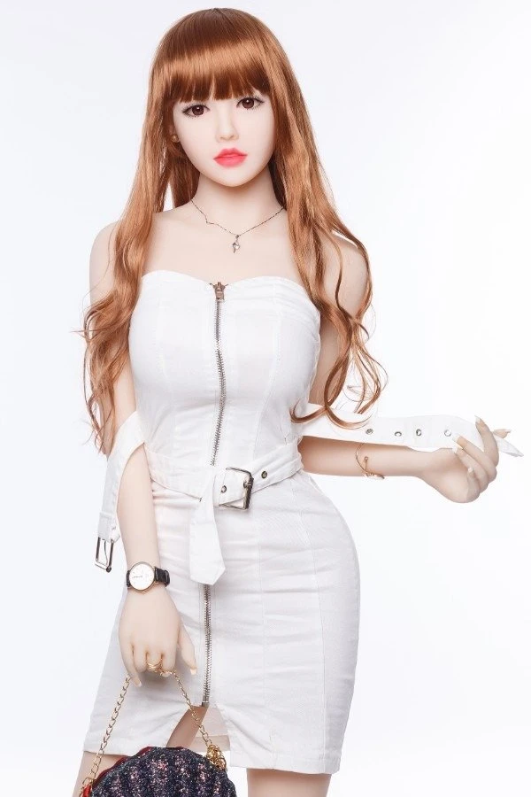 Aibei Nicole 158 cm hellhäutige asiatisch-koreanische Sexpuppe mit kostenlosem zweiten Kopf