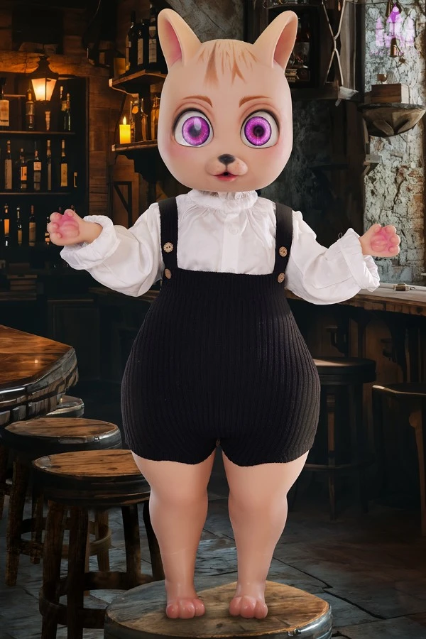 Dolls Castle Animal Furry Sex Doll Bearrie Review Nahtlose Kopf-Körper-Verbindung und detaillierte Funktionsanalyse