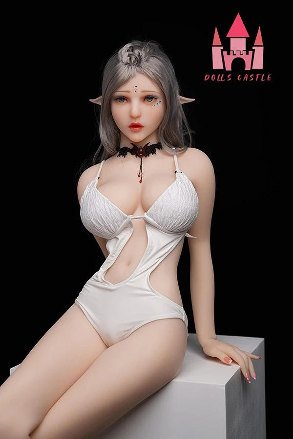 Dolls Castle präsentiert Alejandra – eine atemberaubende 158 cm große Anime-Fantasy-Elfen-Sexpuppe mit zweitem Kopf als Bonus
