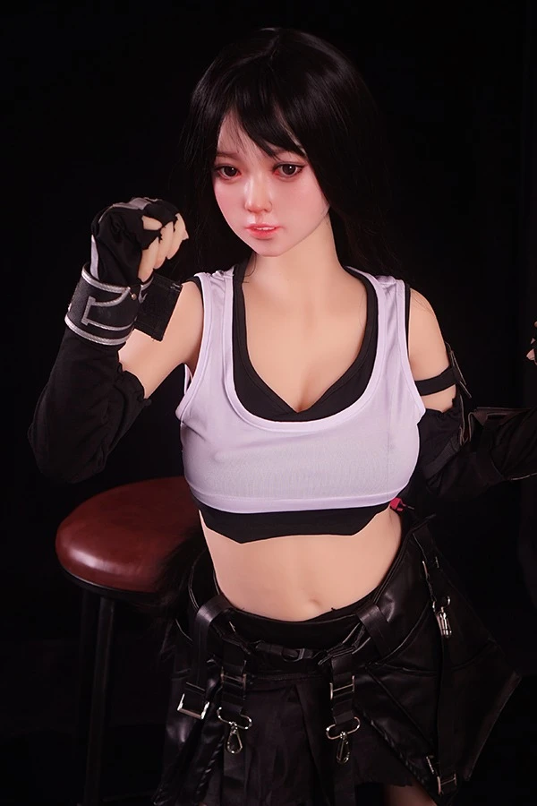 Realistische Hattie 156 cm Cosplay Sexpuppe mit Silikonkopf