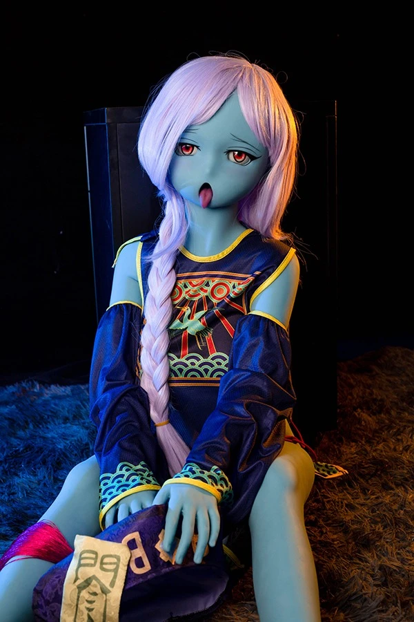 Inherit Doll enthüllt Kira, eine 145 cm große, hinreißende Zombie-Sexpuppe mit blauer Haut