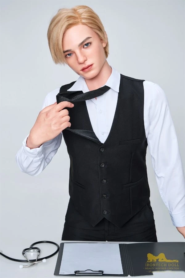 Testbericht zur Irontech Doll Leonardo – 170 cm große, blonde, männliche Promi-Sexpuppe aus Silikon