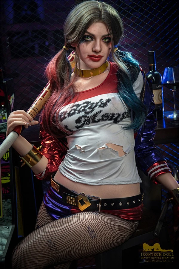 Irontech Doll Harley Quinn Cosplay Fantasy Sexpuppe 166cm Bewertung