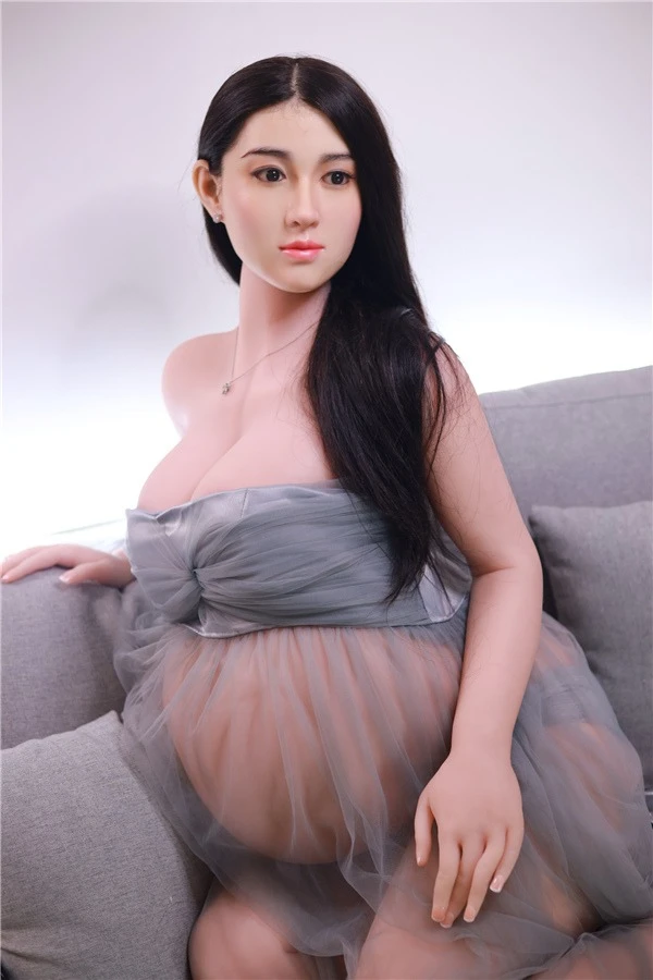 JY Doll Clara 160 cm Außergewöhnliche Sexpuppe für Schwangere mit großen Brüsten und austauschbaren Kopfoptionen