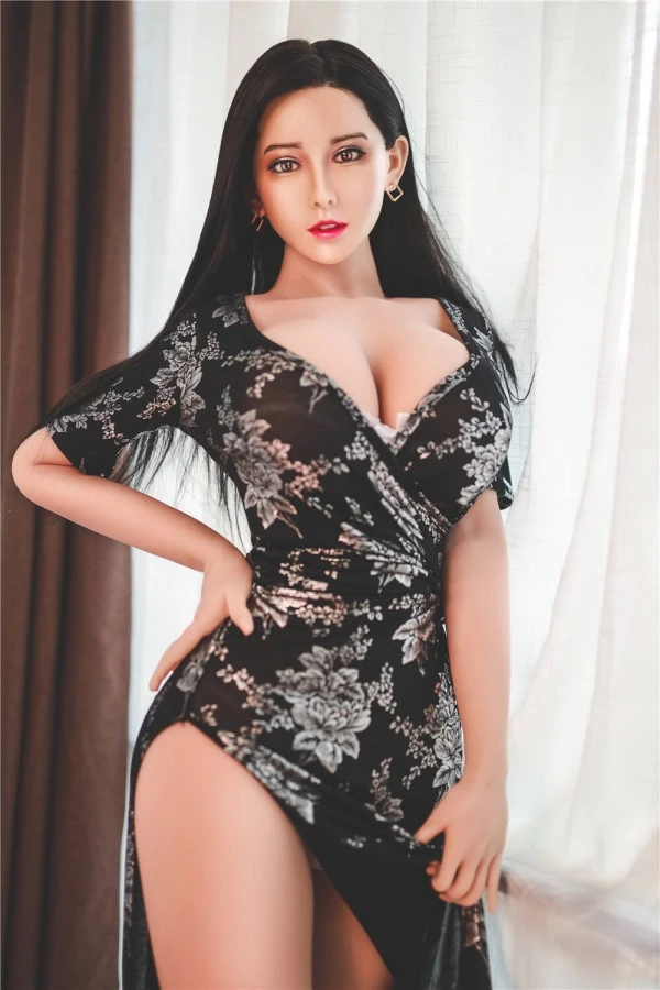 JY Doll Adley – 170 cm verführerische reife asiatische Sekretärin-Sexpuppe mit Silikonkopf