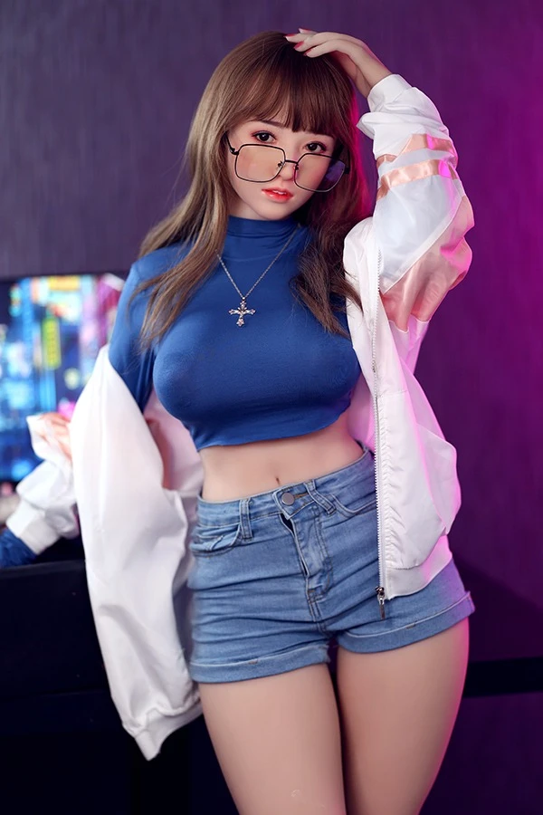 JY Doll – Realistische asiatisch-japanische Jaylee-Sexpuppe mit einem süßen großen Hintern von 163 cm (Silikonkopf)