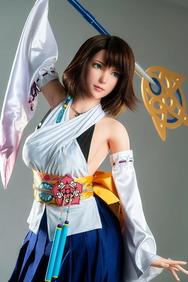Final Fantasy Yuna Silikon-Sexpuppe von Game Lady 167 cm