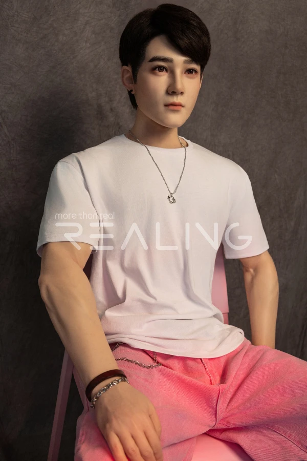 Realing Doll Elliot 175 cm Eine detaillierte Überprüfung der hübschen männlichen Sexpuppe aus Silikon mit Muskeln