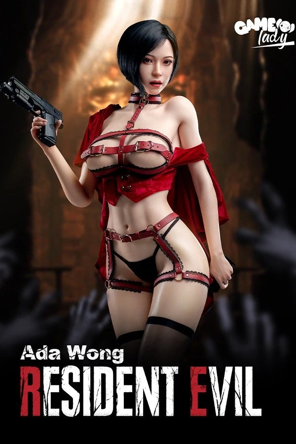 Game Lady Resident Evil Ada Wong 171 cm große Actionfigur mit beweglichem Kiefer und Mundstruktur