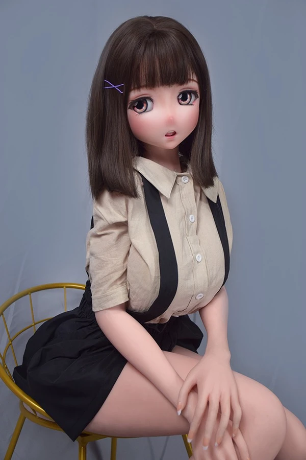 Elsa Babe – Entzückende vollbusige kurzhaarige Anime-Manga-Puppe Aspen 148 cm