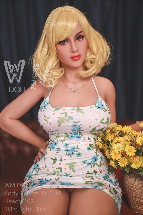 WM Dolls Reife blonde Big Ass Sexpuppe Iliana 170 cm mit kostenlosem zweiten Kopf