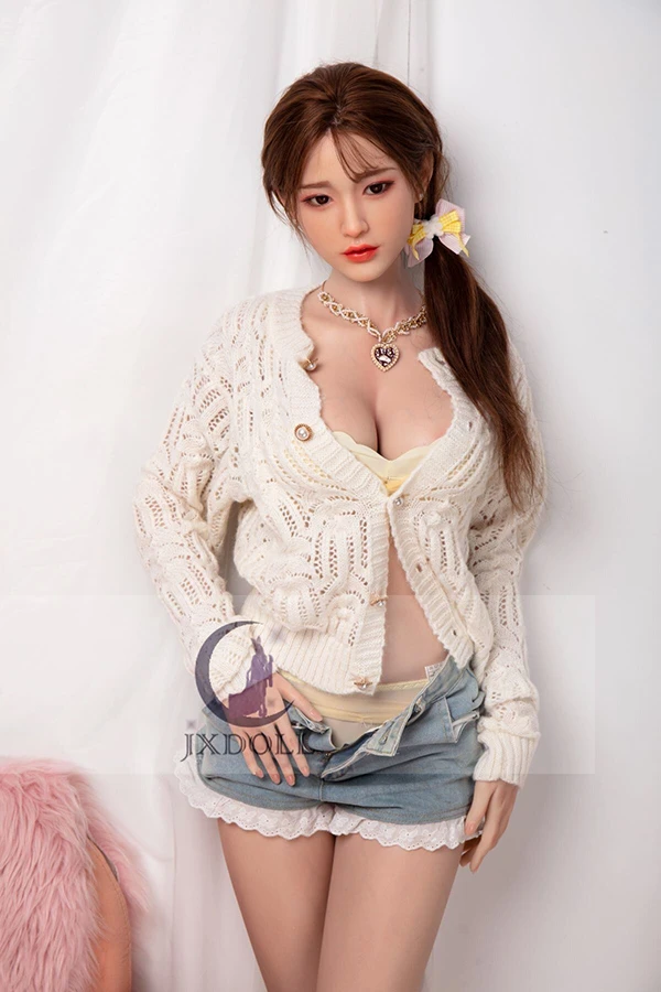JXDoll Lauren 170 cm, jugendliche und schöne Silikon-Sexpuppe mit austauschbaren Kopf- und Körpermerkmalen