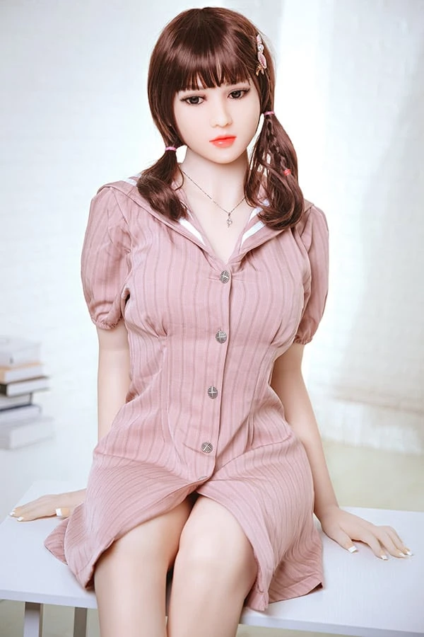 Aibei Doll Dena 158 cm große, lebensgroße asiatische Liebespuppe mit kostenlosem zweiten Kopf