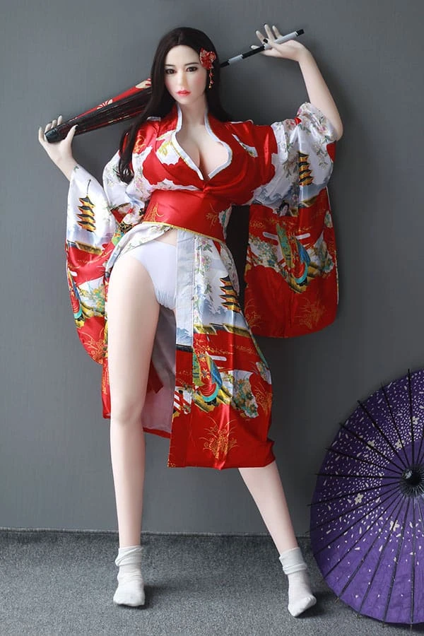 6YE Doll Realistische 168 cm japanische Liebespuppe Lucy mit kurvigen Gesichtszügen