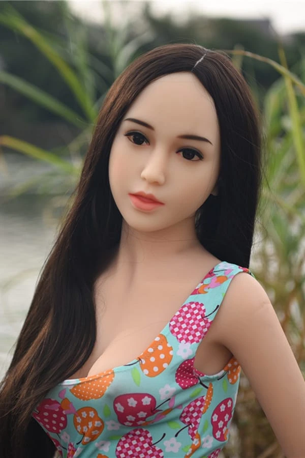 WM Dolls Asha, 156 cm, süße asiatische Sexpuppe mit kleinen Brüsten und kostenlosem zweiten Kopf