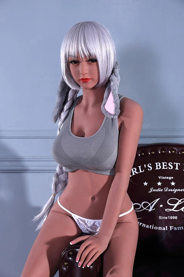 WM Dolls Rosa, 158 cm, TPE, japanische Liebespuppe mit gebräunter Haut und kostenlosem zweiten Kopf