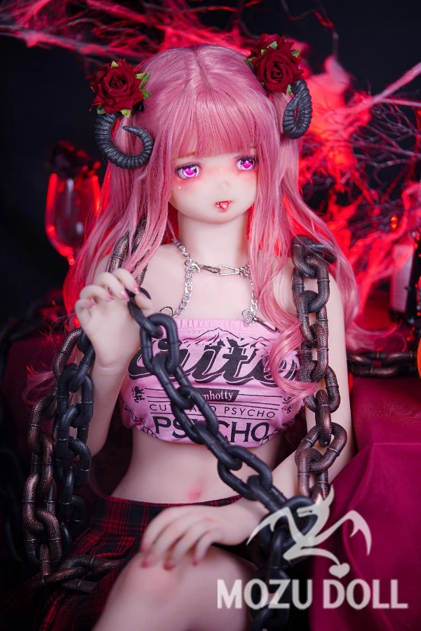 MOZU Doll - Emma 145 cm rothaarige Dämonin Anime Sexpuppe mit kostenlosem Outfit