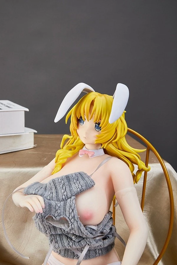 Otaku Doll Danna, 45 cm, blondes Häschen, Sexpuppe mit kostenloser Kleidung und Schuhen, Bewertung