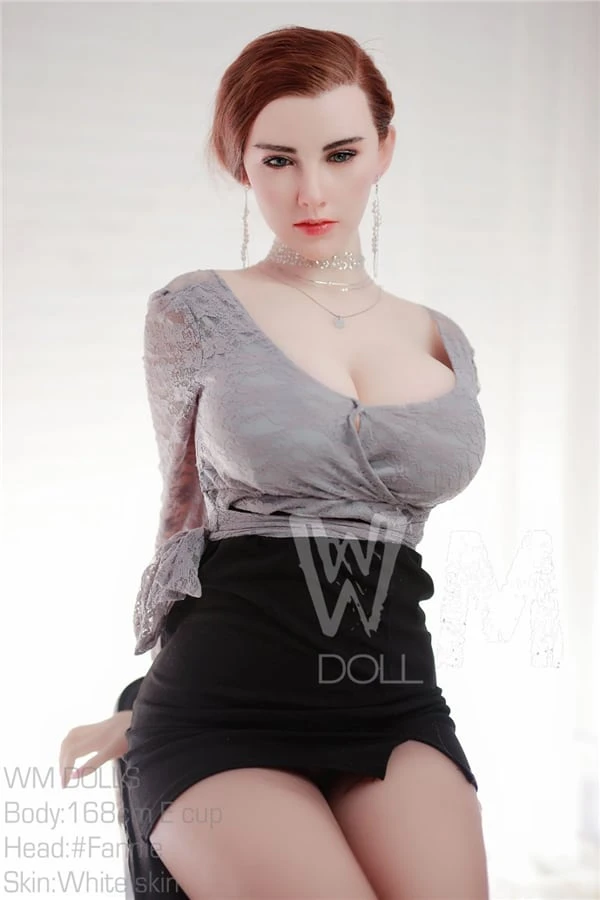 WM Dolls Briella, 168 cm, exquisite hyperrealistische Silikon-Sexpuppe mit großzügigen Kurven und kostenlosem zweiten Kopf