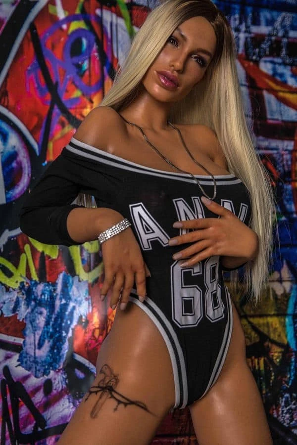 Hochdetaillierte, lebensgroße, realistische Latino-Sexpuppe Angela 159 cm