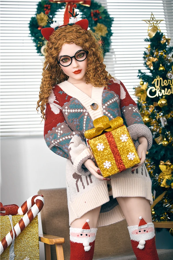 Irontech Doll – Ultrarealistische blonde weibliche Weihnachts-Sexpuppe Daleyza mit 150 cm