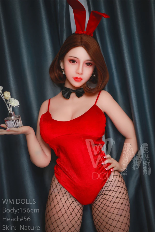 WM Dolls Remington, 156 cm, atemberaubende asiatisch-chinesische Liebespuppe in Originalgröße mit kostenlosem zweiten Kopf
