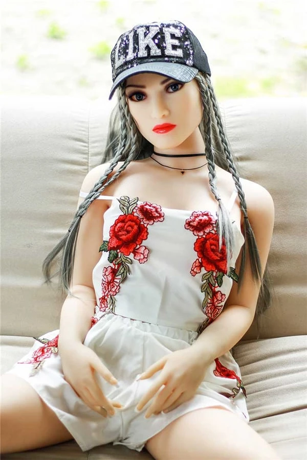Aibei Doll Sofia 158 cm – Realistische weibliche Sexpuppe in voller Größe mit kleinen Brüsten und zusätzlichem zweiten Kopf