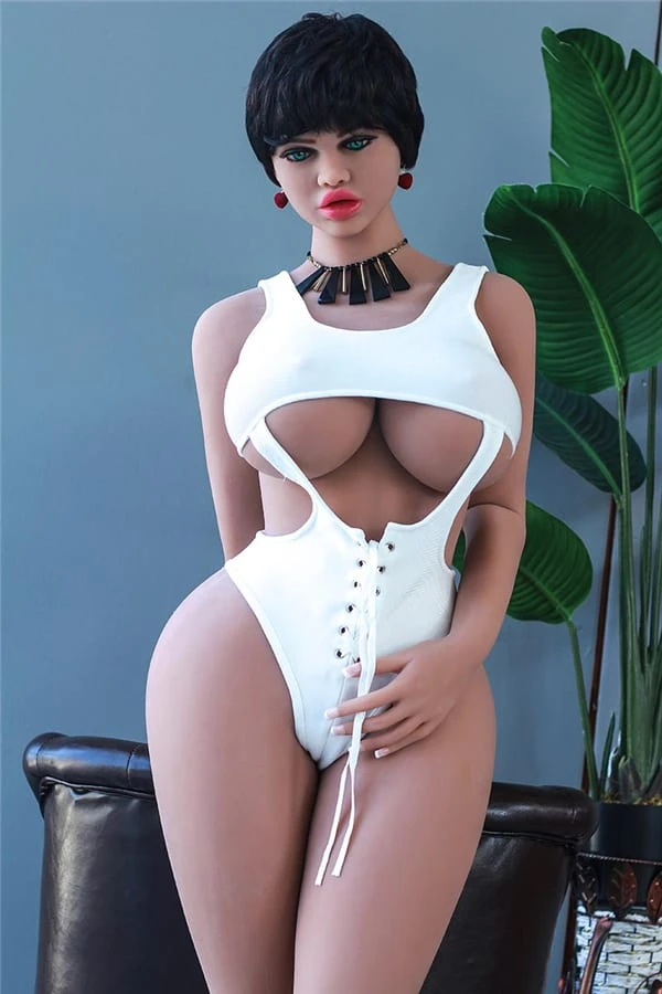 Aibei Doll – Lebensechte 160 cm große, sexy afrikanische Liebespuppe Willow mit kostenlosem zweiten Kopf