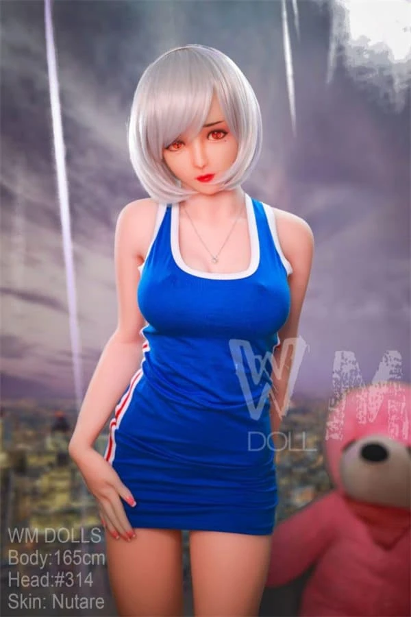 WM Dolls Adelyn 165 cm, lebensechte, schöne und verführerische Sexpuppe mit großem Hintern und zweitem Kopf als Geschenk