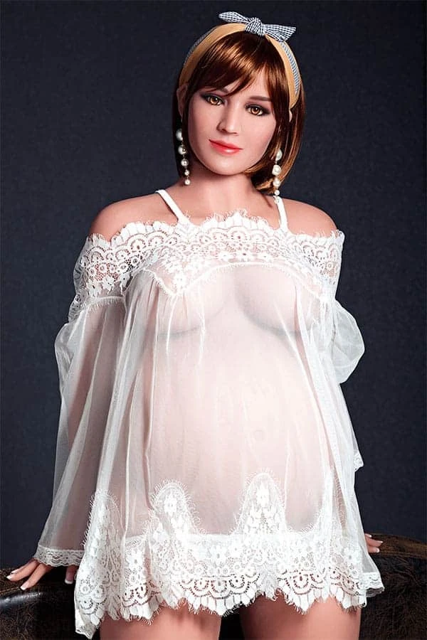 Aibei Doll – Top lebensgroße MILF-Schwangerschaftspuppe Ada 158 cm mit austauschbarem Kopf und kostenlosem zweiten Kopf