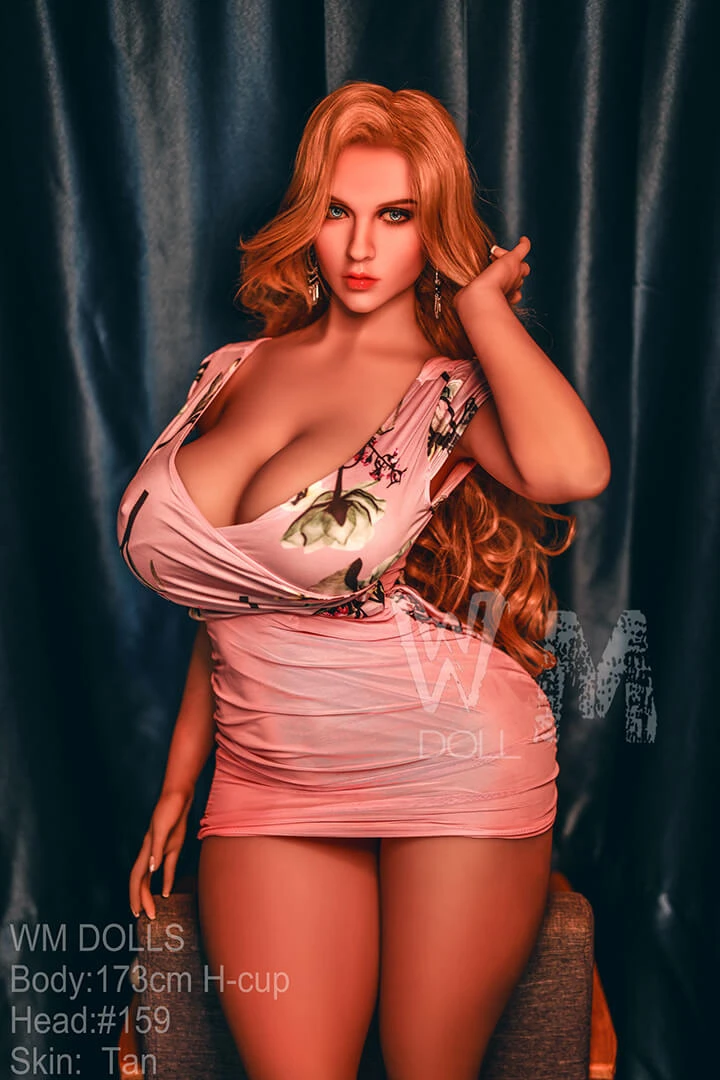 WM Dolls Realistische, lebensechte, große, muskulöse Sexpuppe Fernanda 173 cm, inklusive kostenlosem zweiten Kopf