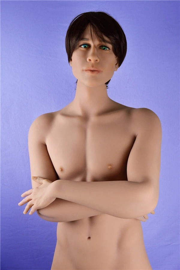 WM Dolls Realistische männliche Sexpuppe Wesley 175 cm 5 Fuß 9 Inklusive kostenlosem zweiten Kopf