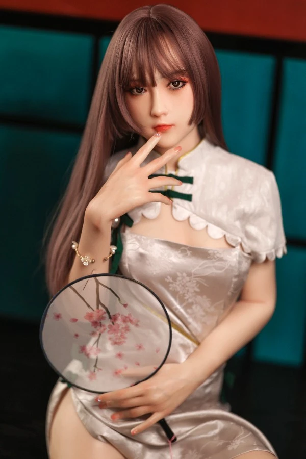 MeSe Doll – Bezaubernde Isabel 158 cm langhaarige Cheongsam-Sexpuppe